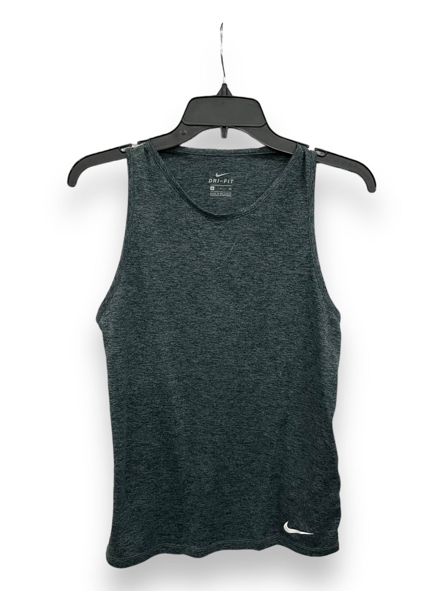 Athletic Tank Top By Nike Apparel In Grey, Size: S