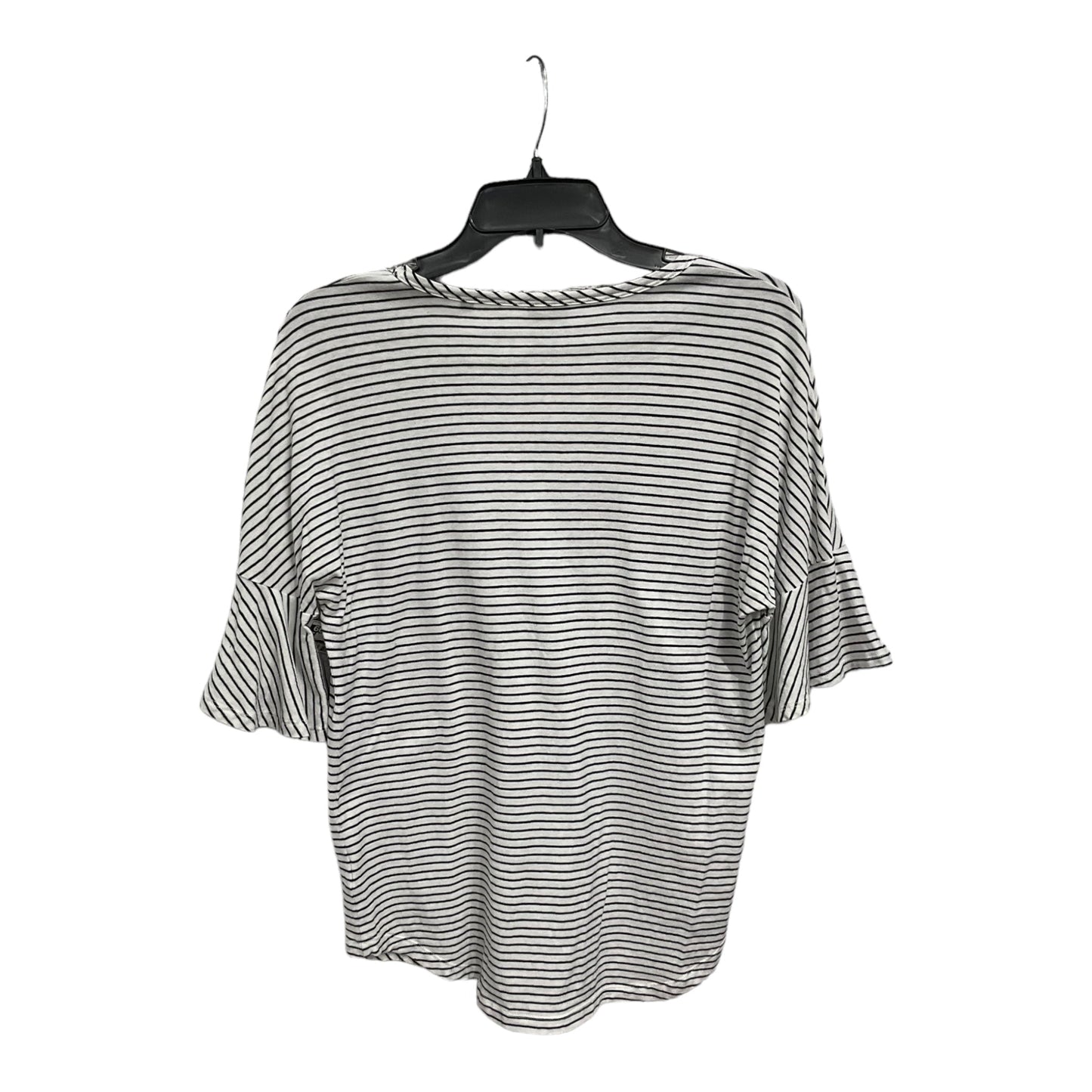 Top Short Sleeve By Cabi In Striped Pattern, Size: Xs