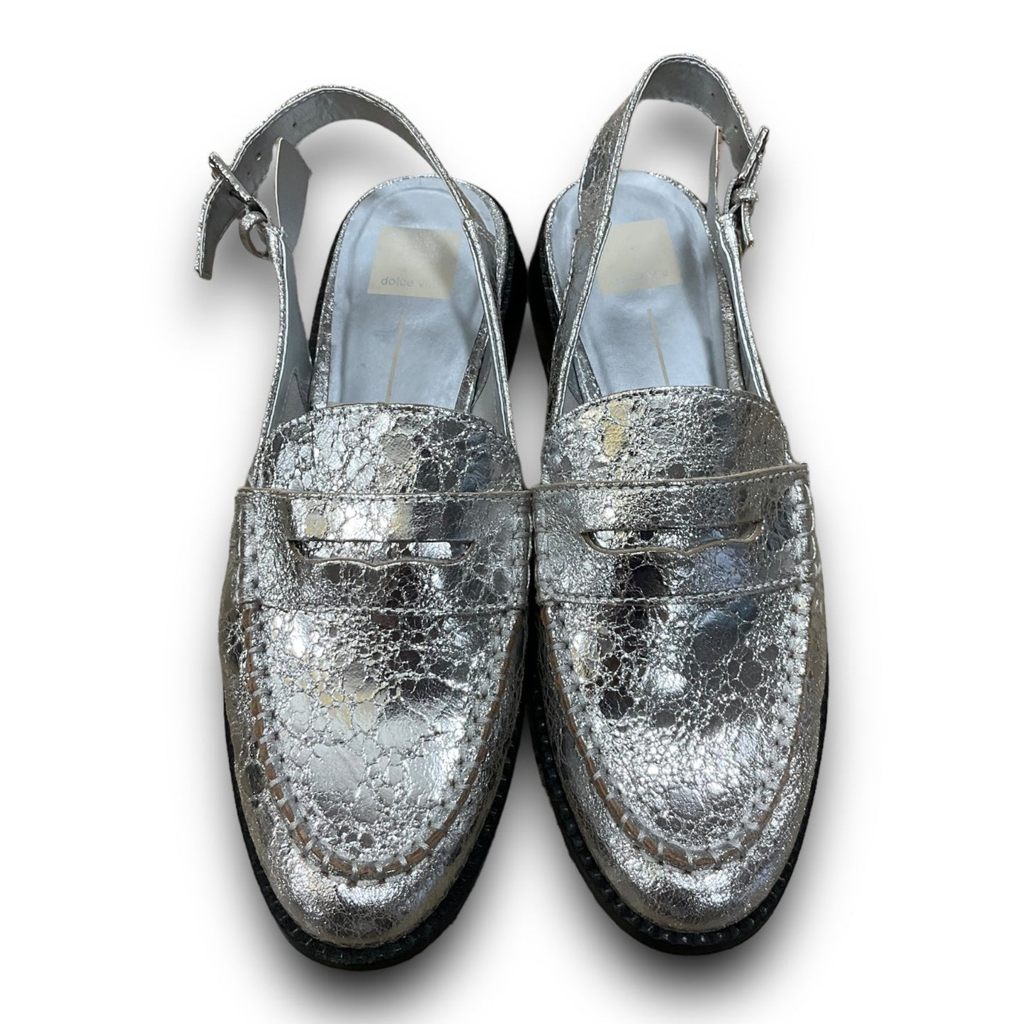 Shoes Flats By Dolce Vita In Silver, Size: 9