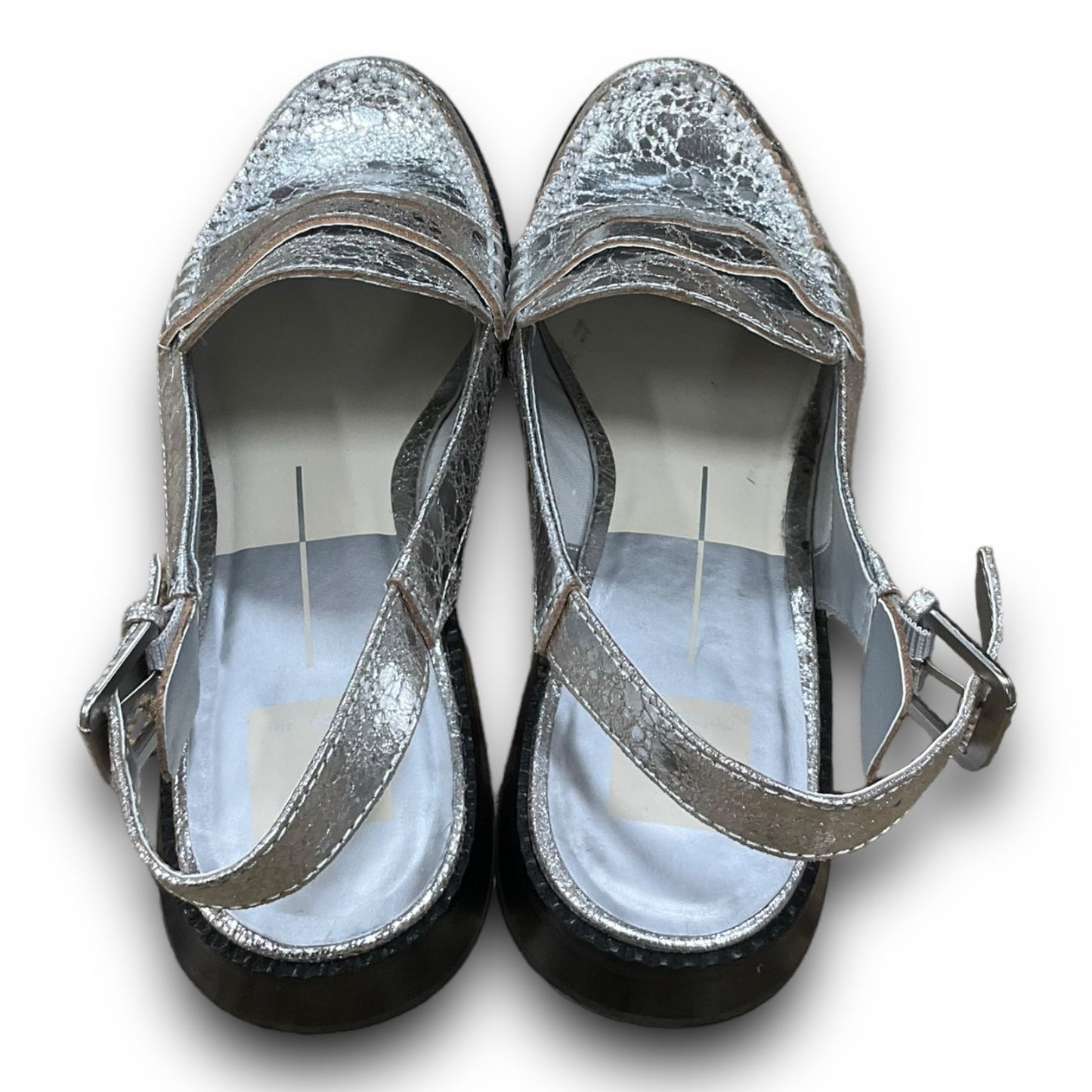 Shoes Flats By Dolce Vita In Silver, Size: 9