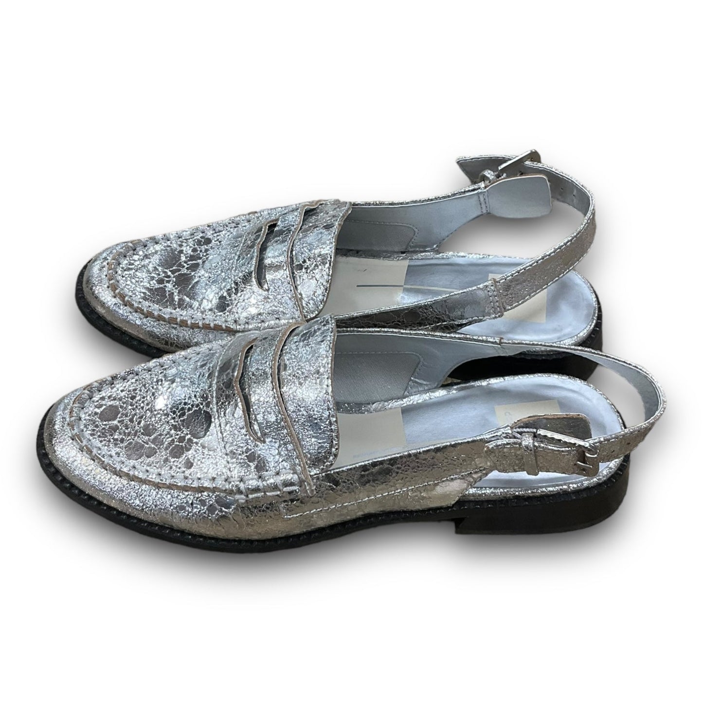 Shoes Flats By Dolce Vita In Silver, Size: 9