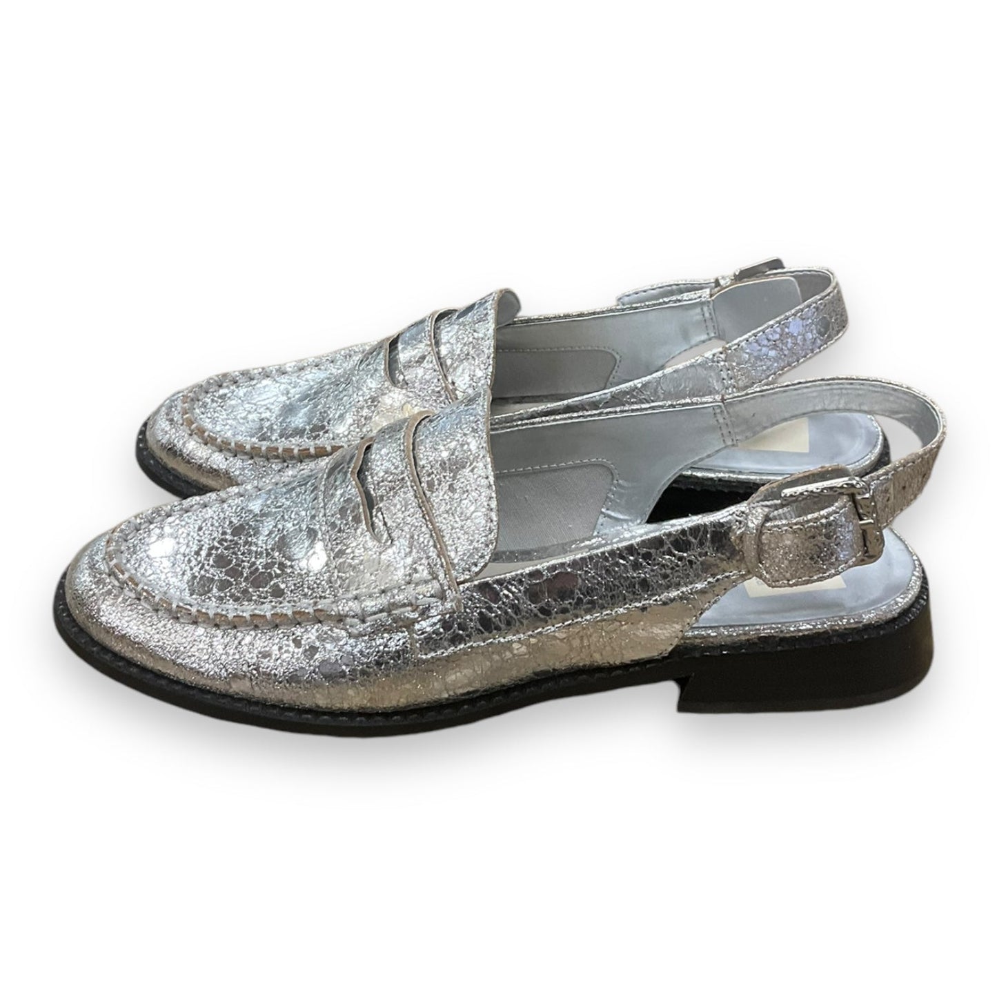 Shoes Flats By Dolce Vita In Silver, Size: 9