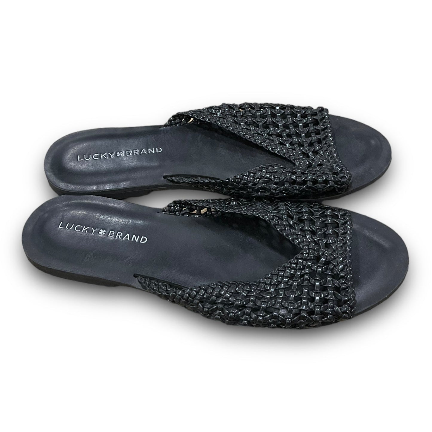 Sandals Flats By Lucky Brand In Black, Size: 9