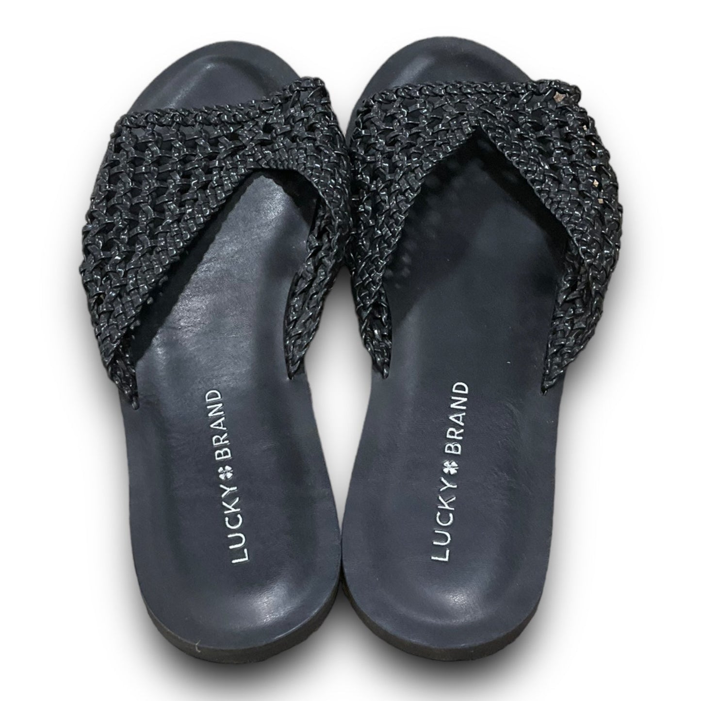 Sandals Flats By Lucky Brand In Black, Size: 9