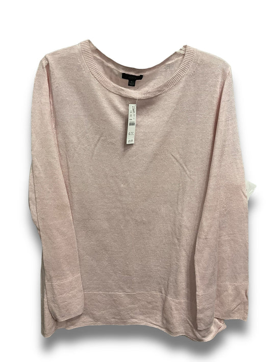 Top Long Sleeve By J. Crew In Pink, Size: L