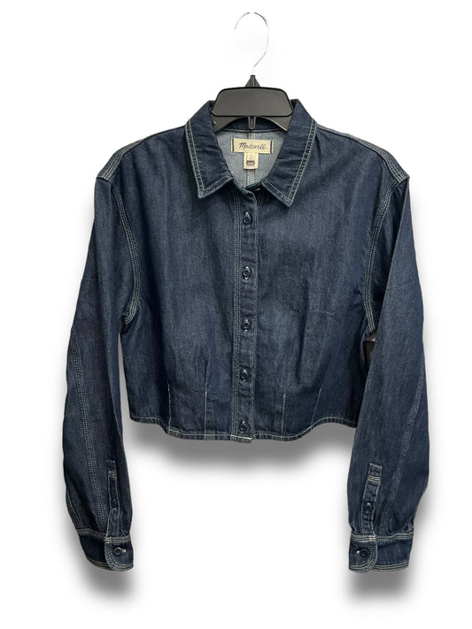 Jacket Denim By Madewell In Blue, Size: M