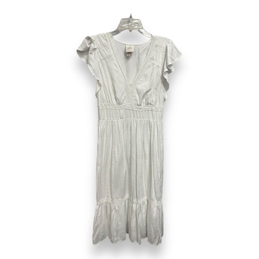 Dress Casual Midi By Knox Rose In White, Size: M