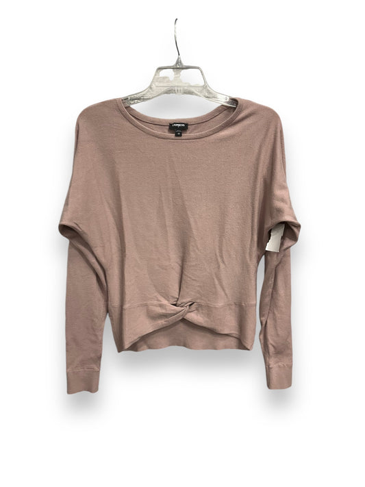 Top Long Sleeve By Express In Pink, Size: Xs