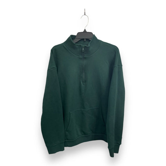 Athletic Top Long Sleeve Collar By Beyond Yoga In Green, Size: Xl