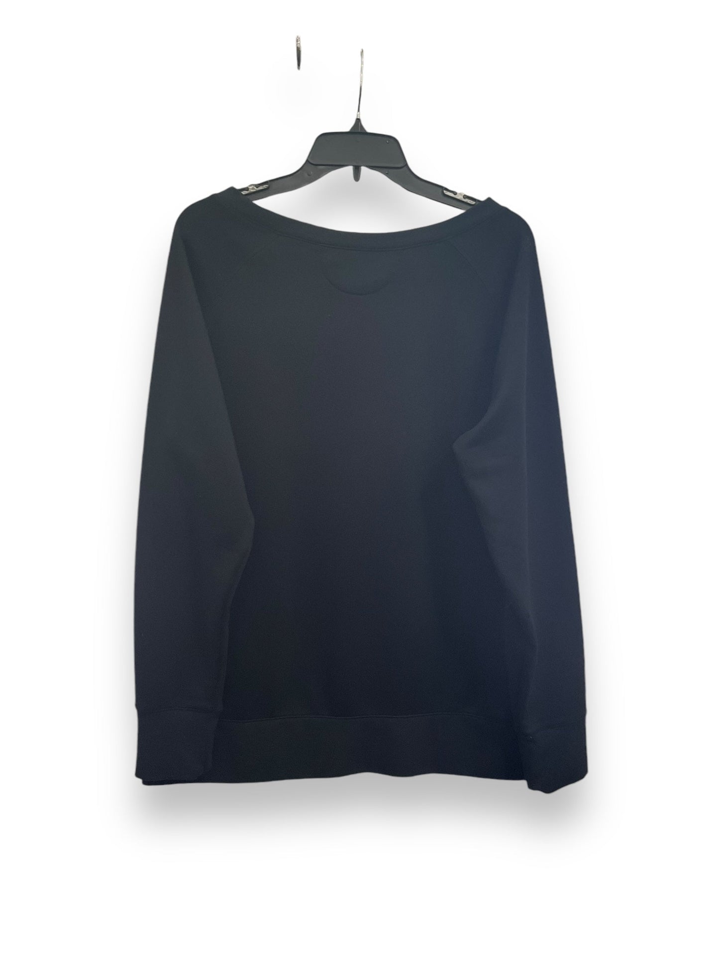 Top Long Sleeve By Under Armour In Black, Size: L