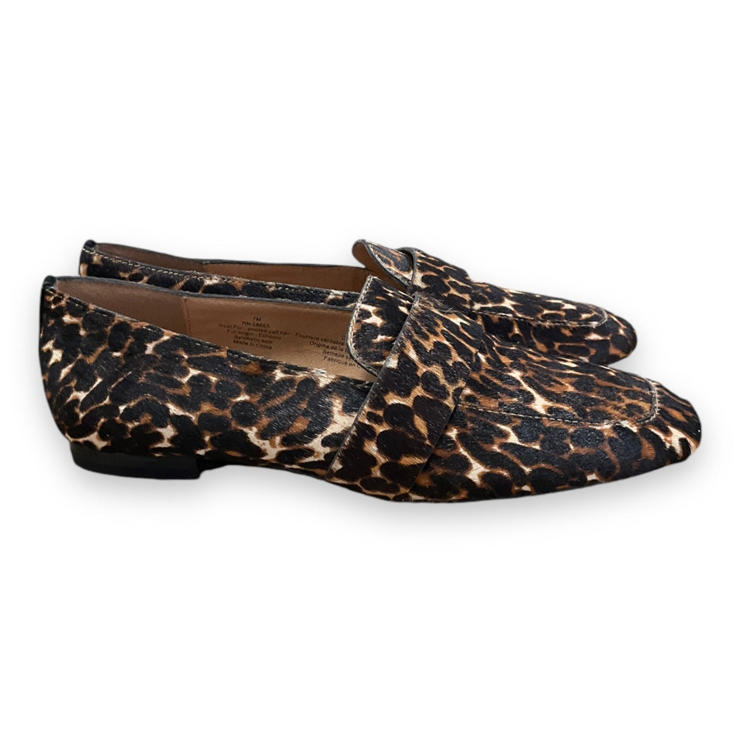 Shoes Flats By Halogen In Leopard Print, Size: 7