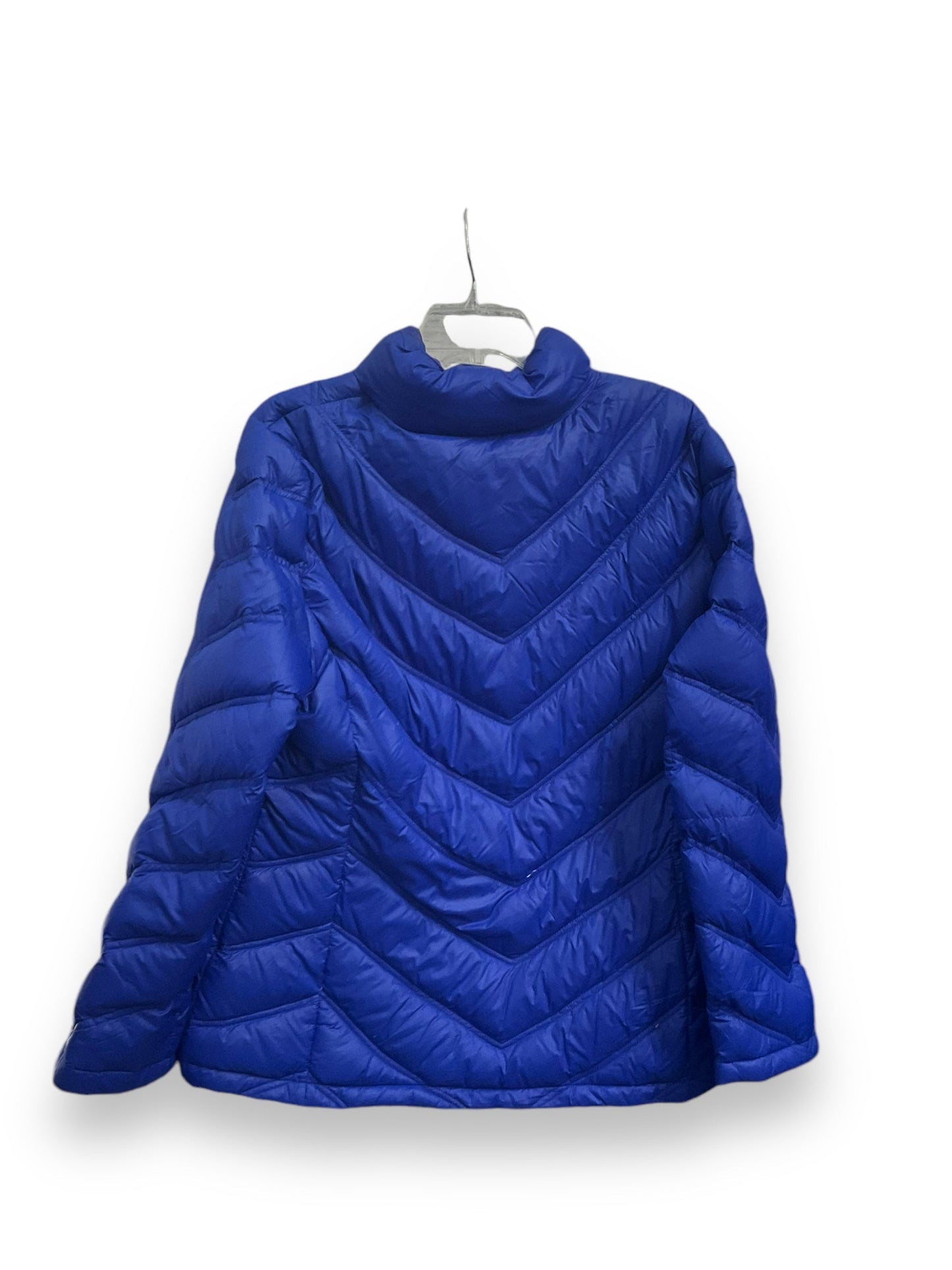 Jacket Puffer & Quilted By Calvin Klein In Blue, Size: Xl