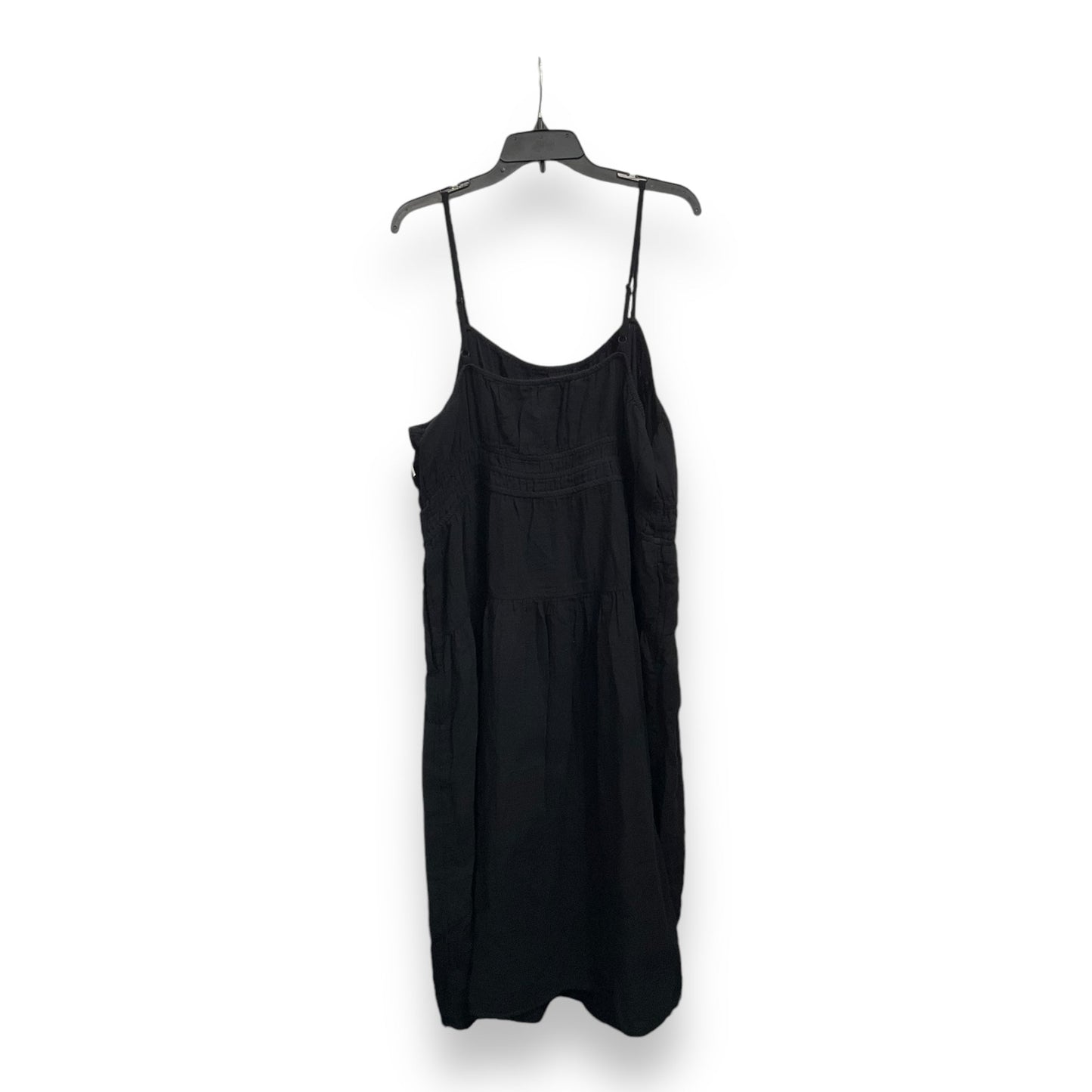 Dress Casual Midi By Old Navy In Black, Size: Xxl