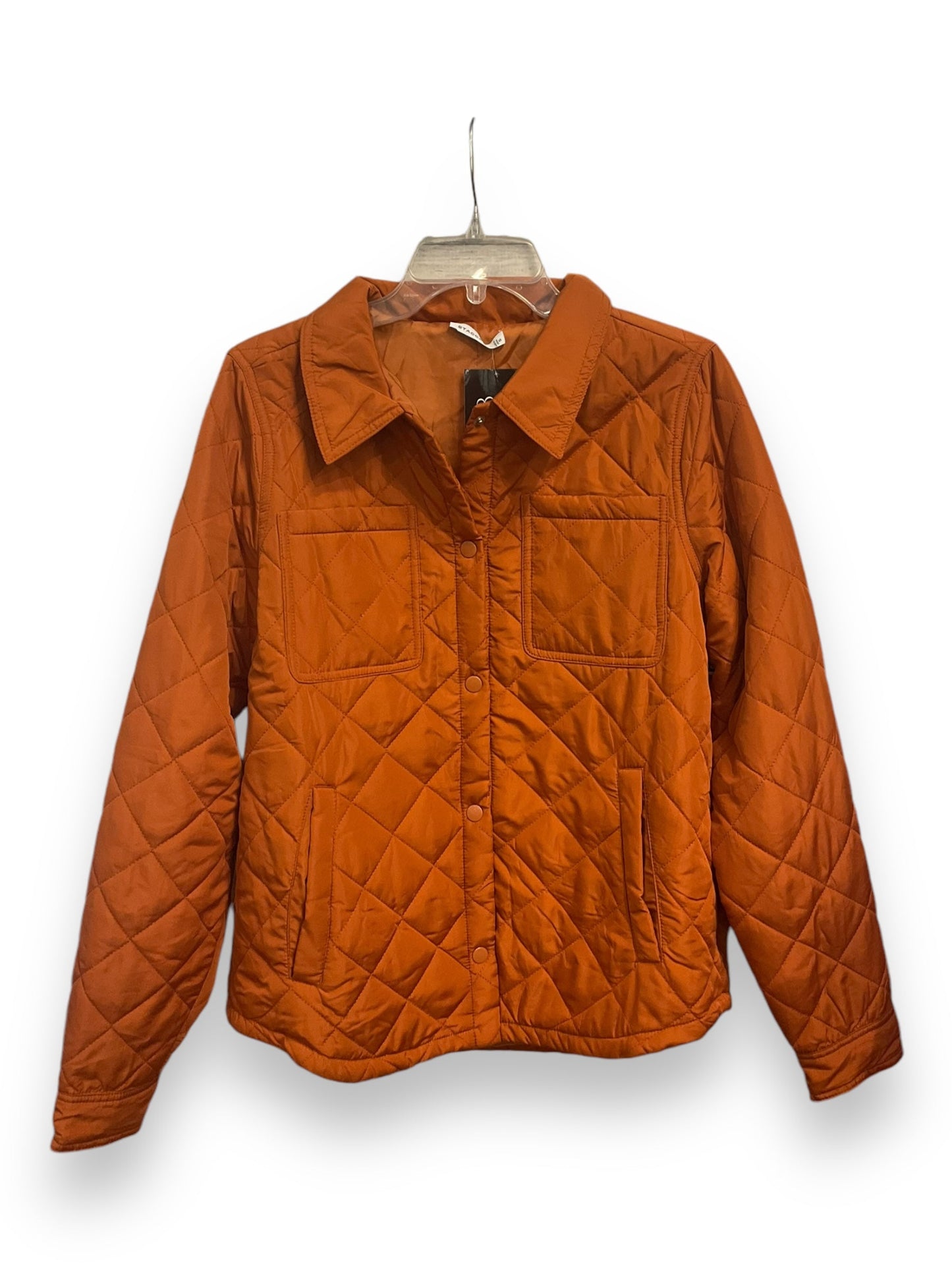 Jacket Puffer & Quilted By Staccato In Orange, Size: S