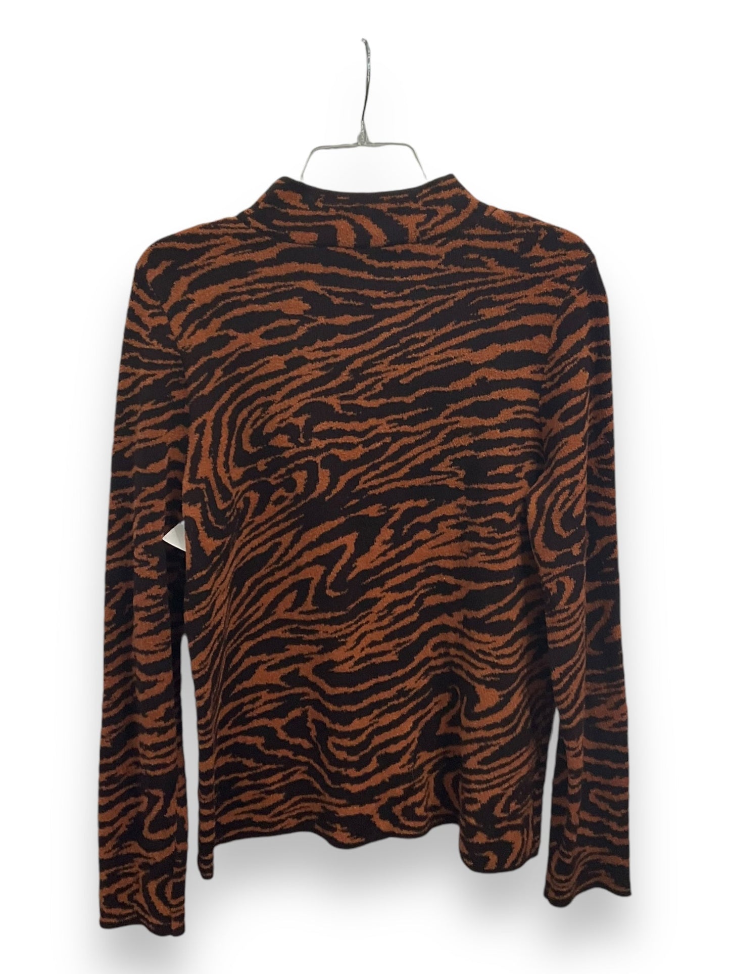 Sweater By Ann Taylor In Animal Print, Size: M