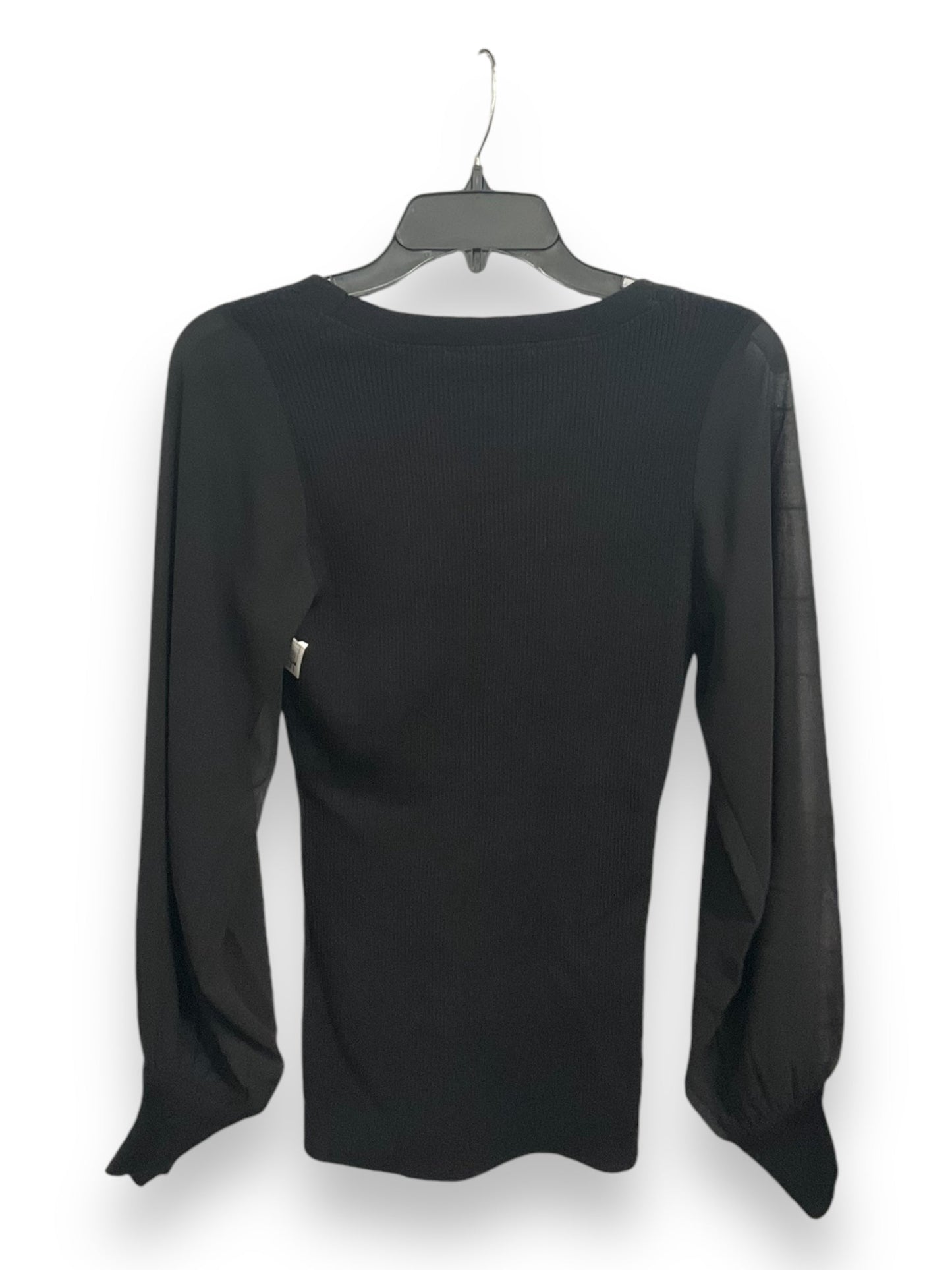 Top Long Sleeve By White House Black Market In Black, Size: S