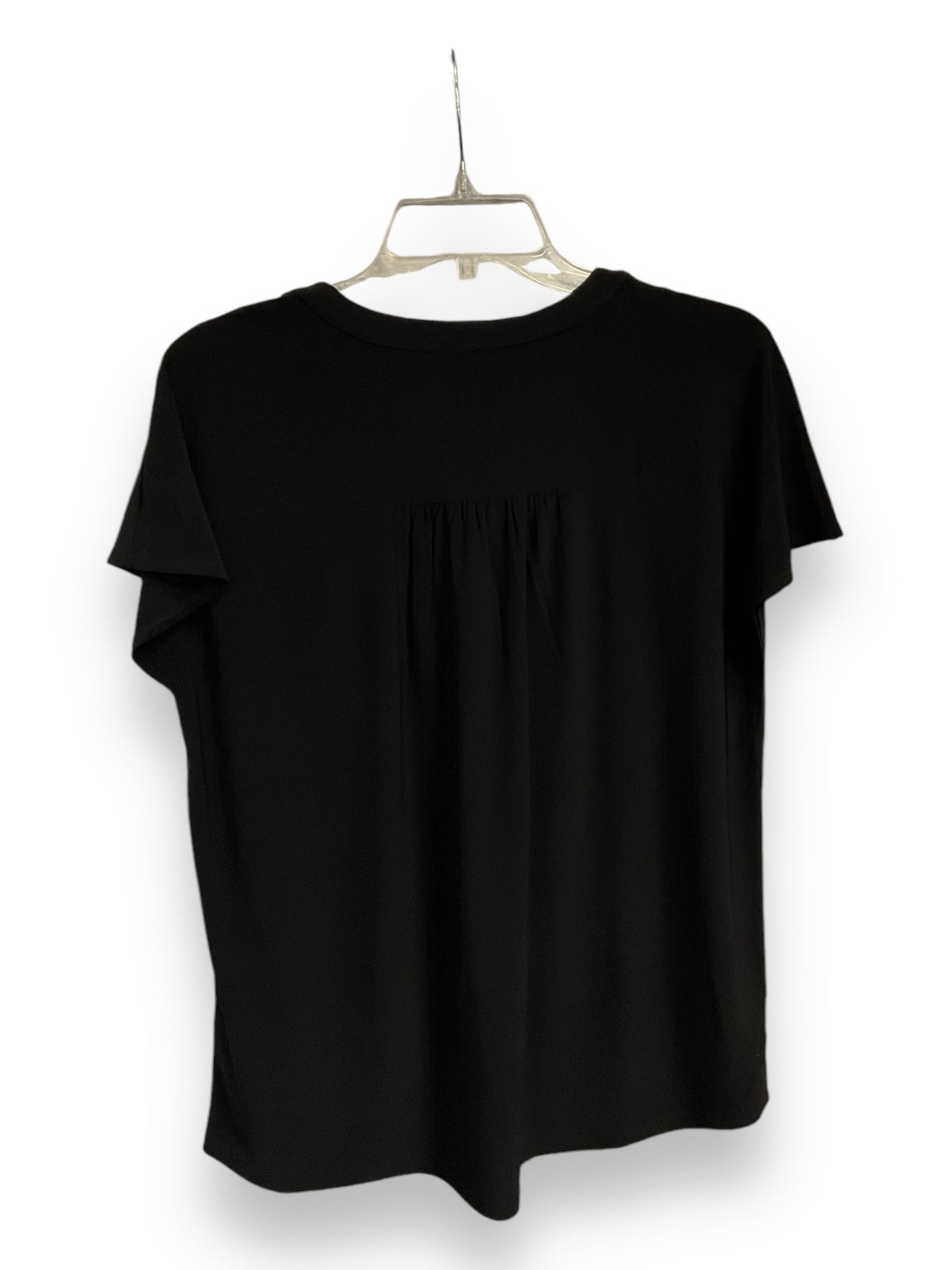 Top Short Sleeve By Jones New York In Black, Size: M