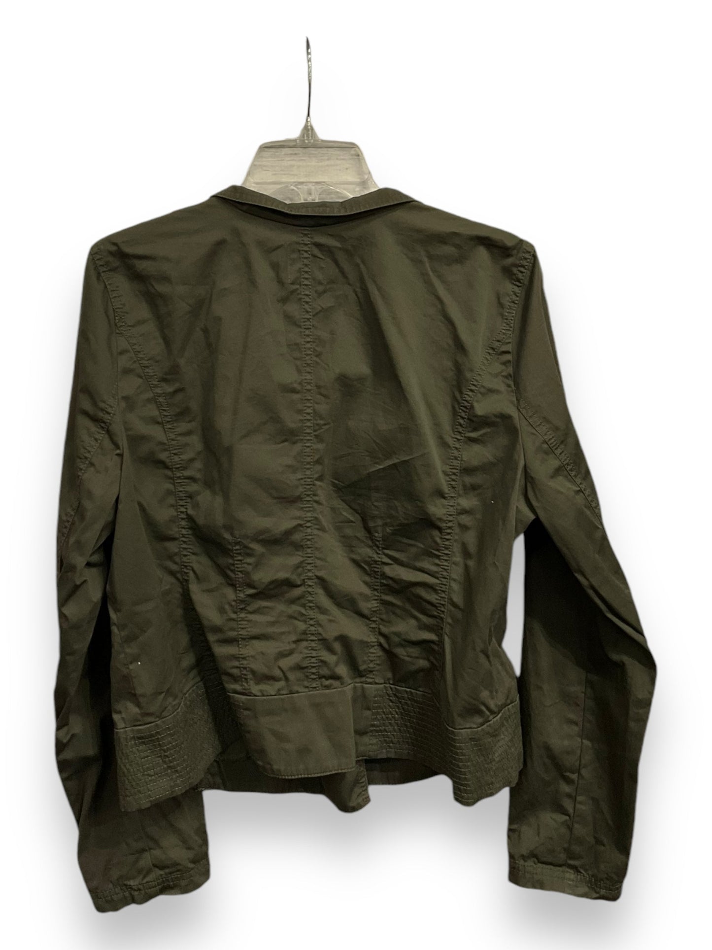 Jacket Moto By Halogen In Green, Size: Xl