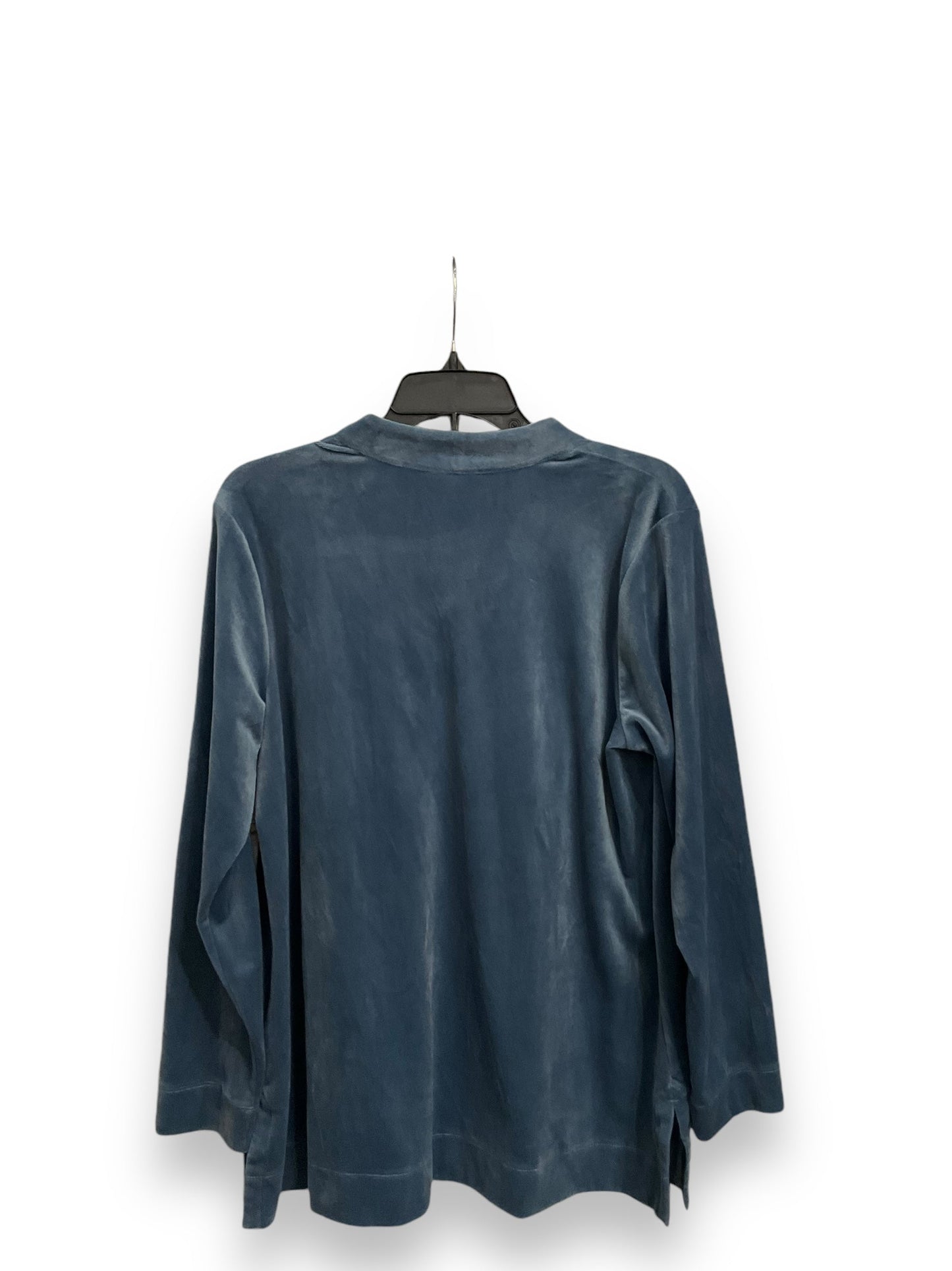 Top Long Sleeve By Pure Jill In Blue, Size: L