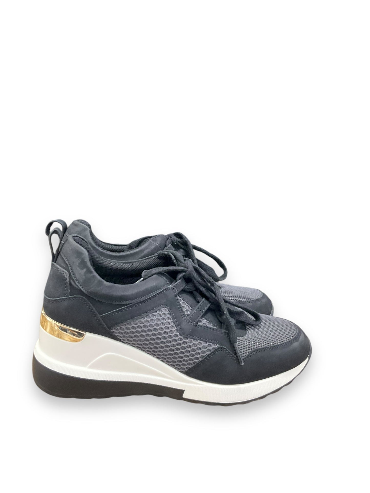 Shoes Athletic By Mix No 6 In Black & Cream, Size: 6.5