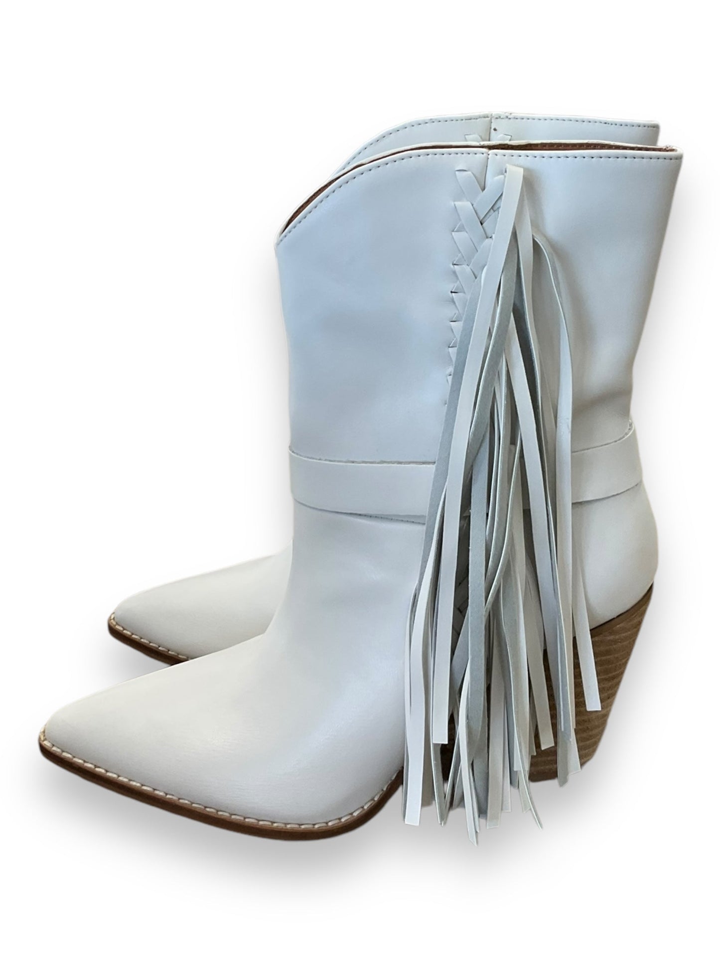 Boots Western By Cmf In White, Size: 6