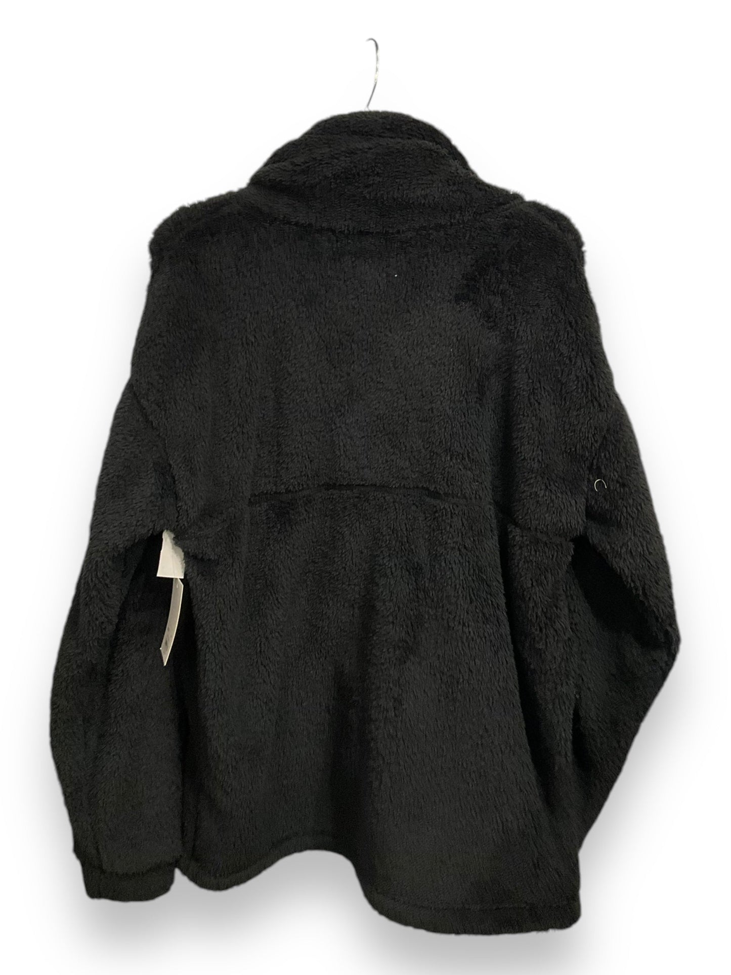 Jacket Faux Fur & Sherpa By So In Black, Size: L