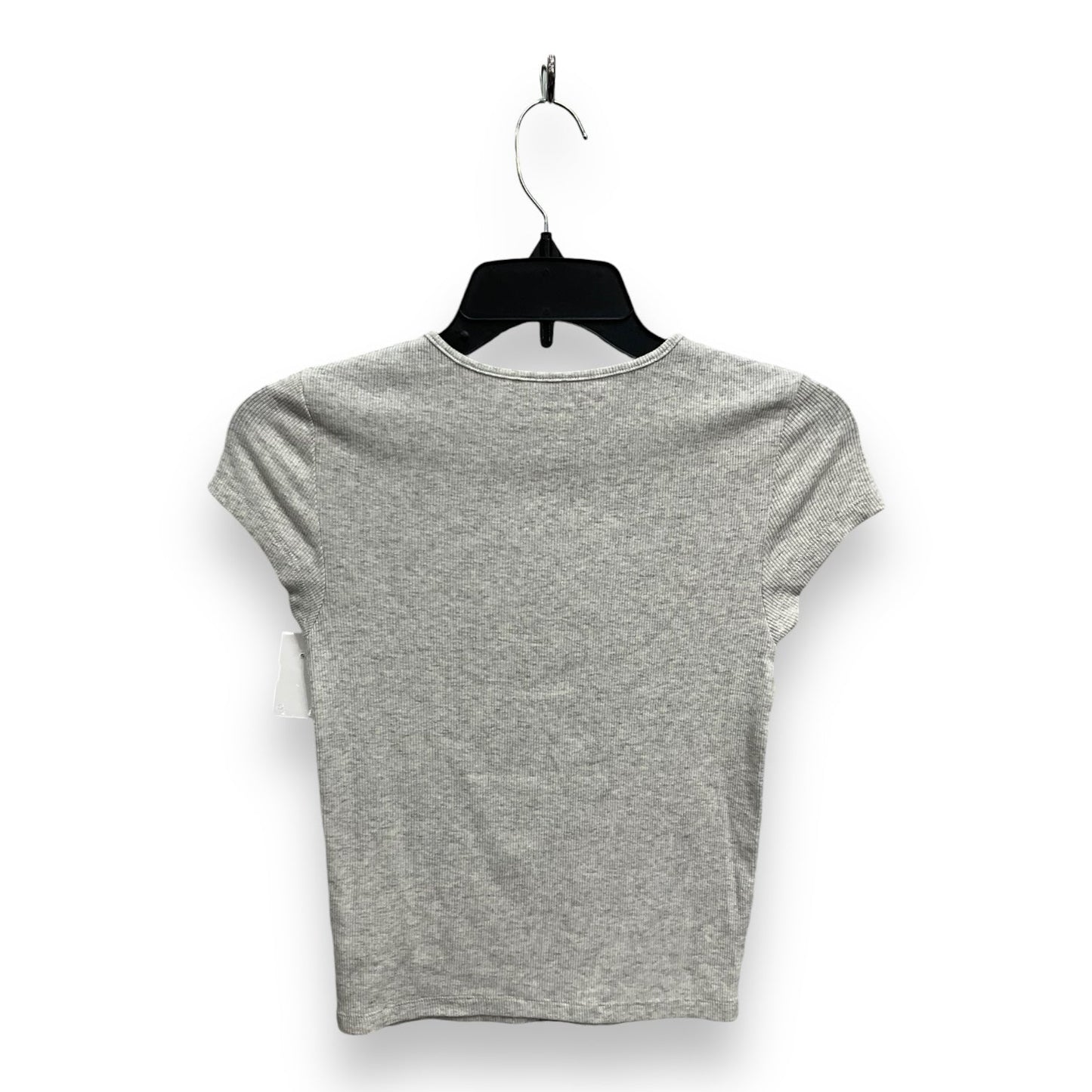 Top Short Sleeve By American Eagle In Grey, Size: S