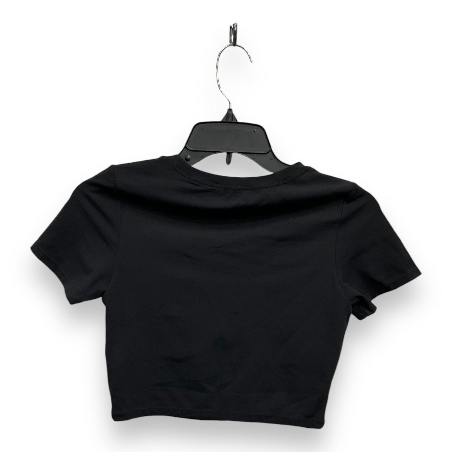 Athletic Top Short Sleeve By Mono B In Black, Size: S