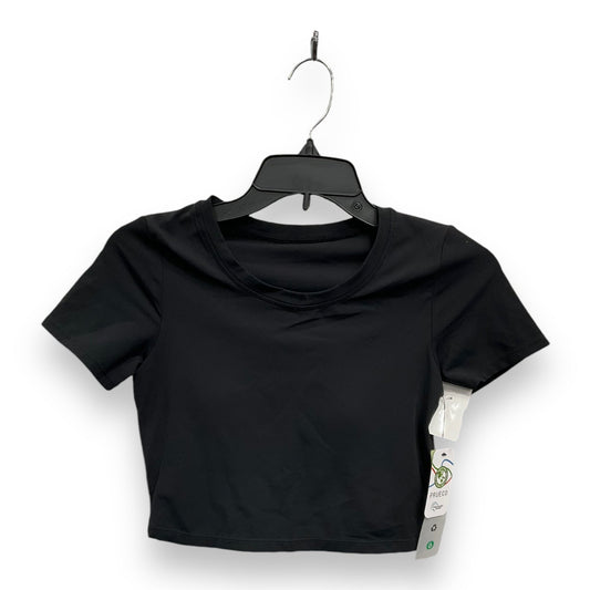 Athletic Top Short Sleeve By Mono B In Black, Size: S