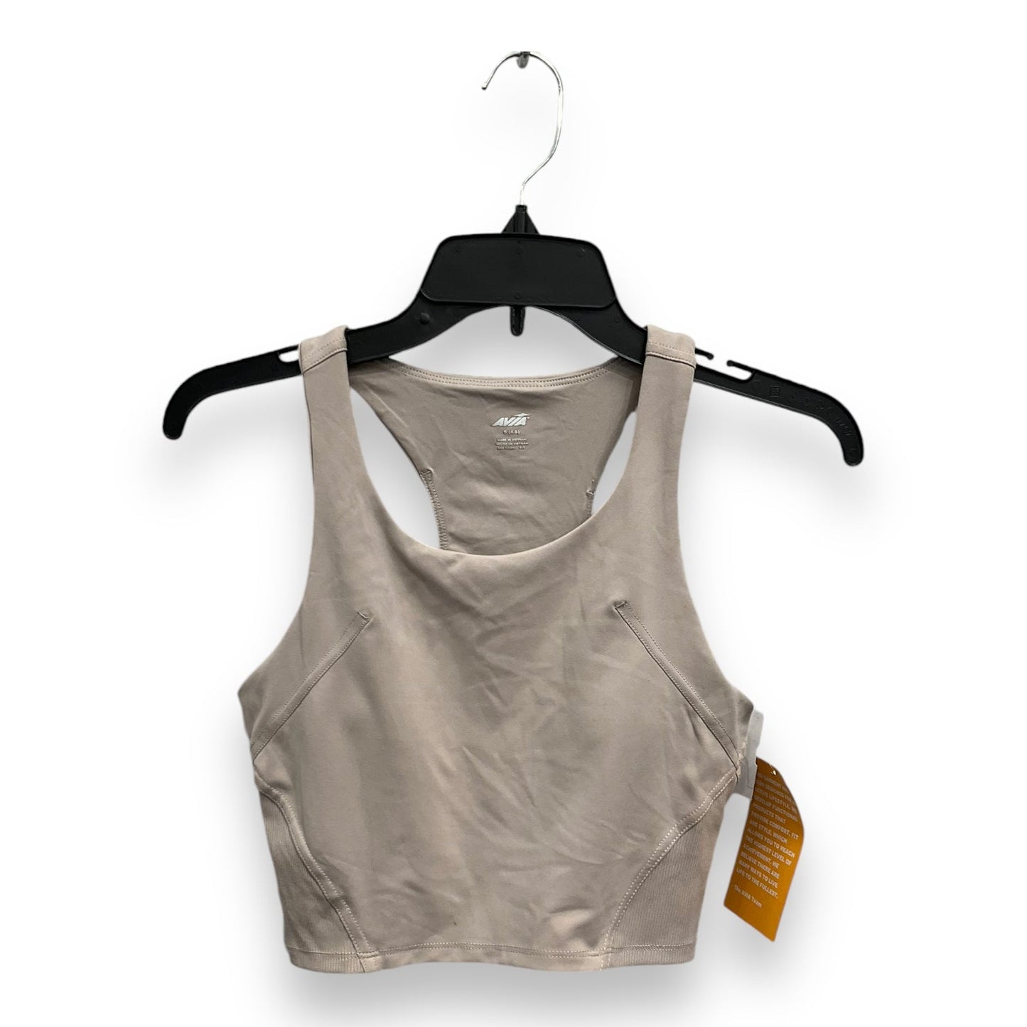 Athletic Bra By Avia In Taupe, Size: S