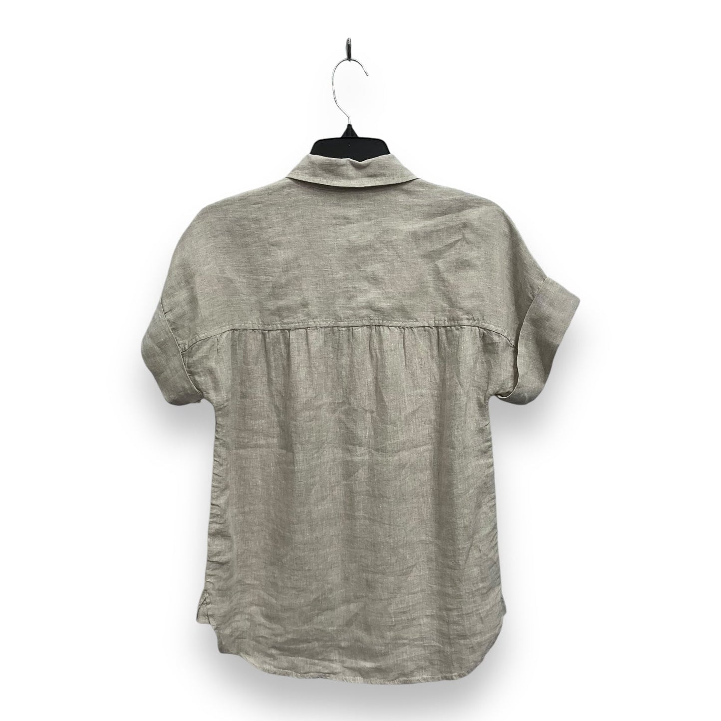 Top Short Sleeve By J. Crew In Beige, Size: Xxs