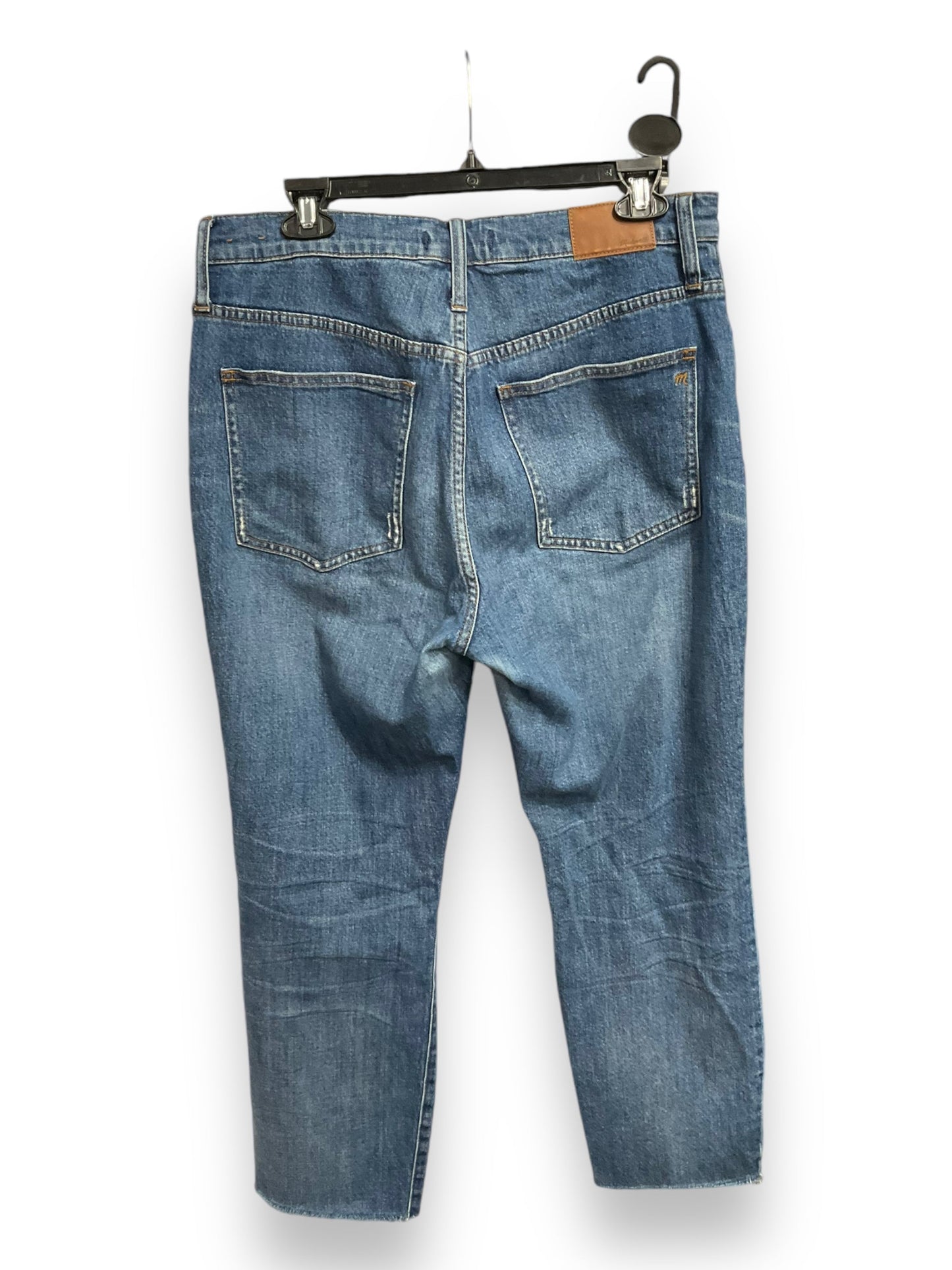 Jeans Straight By Madewell In Blue, Size: 12