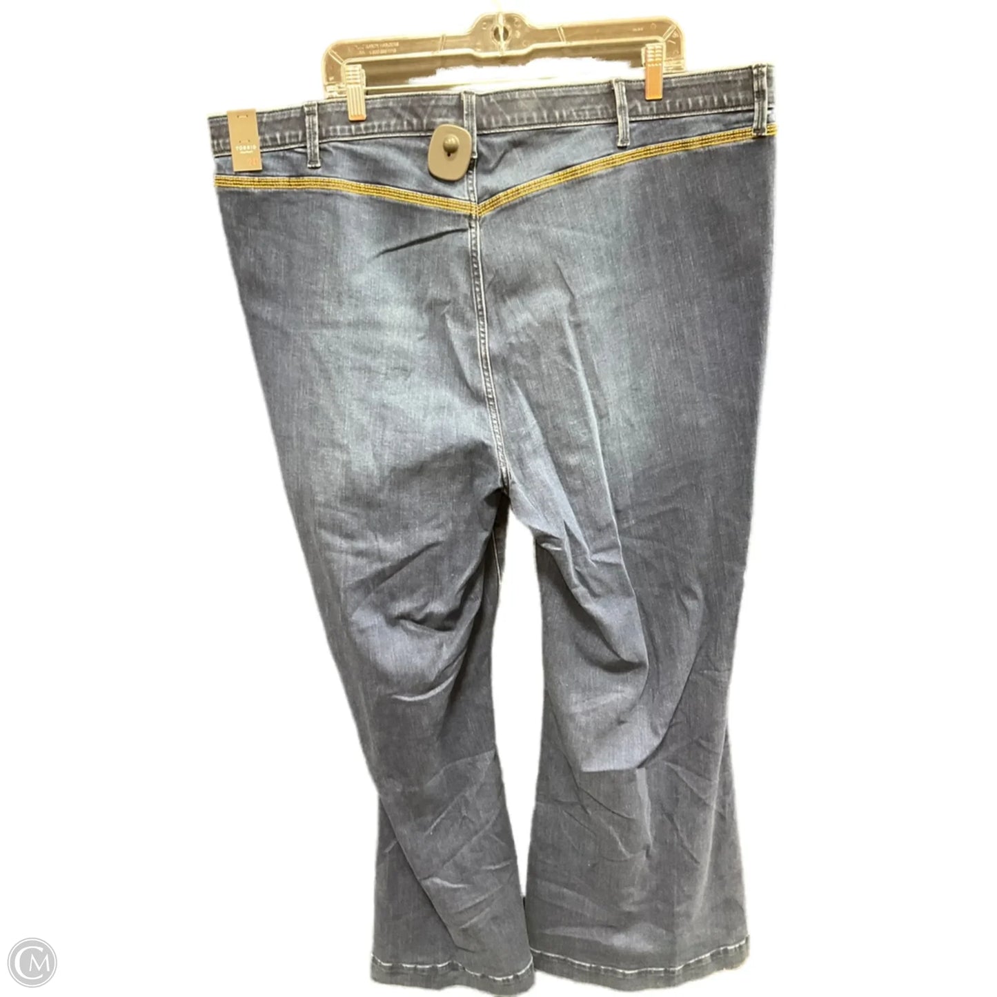 Jeans Flared By Torrid In Blue Denim, Size: 24