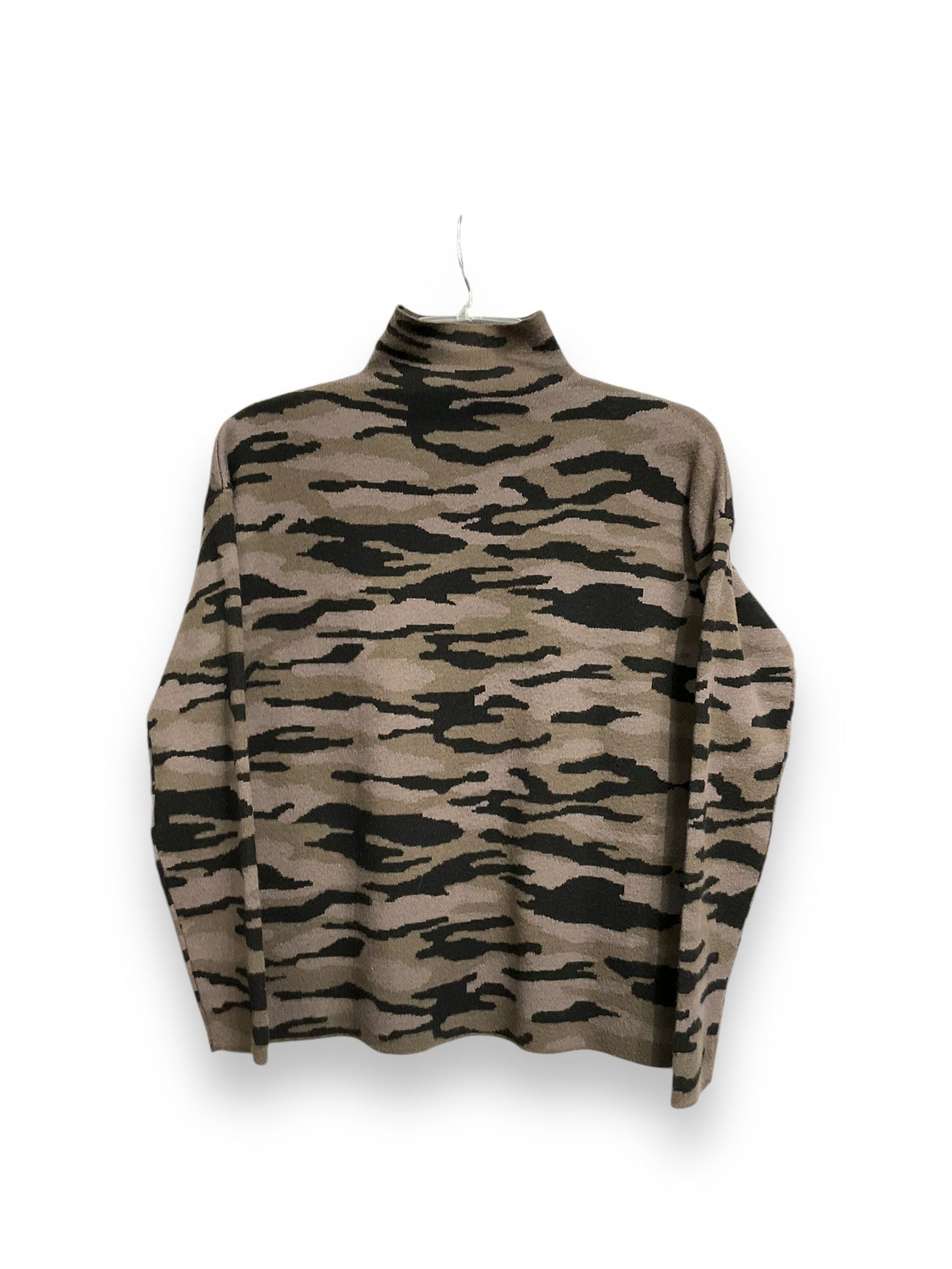 Sweater By Tahari By Arthur Levine In Camouflage Print, Size: S