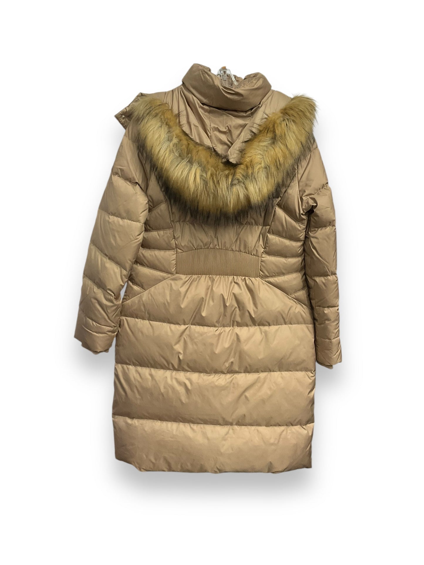 Coat Puffer & Quilted By Cole-haan In Brown, Size: L