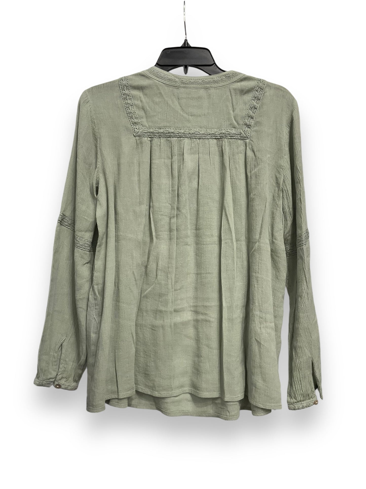 Top Long Sleeve By J. Jill In Green, Size: Xs