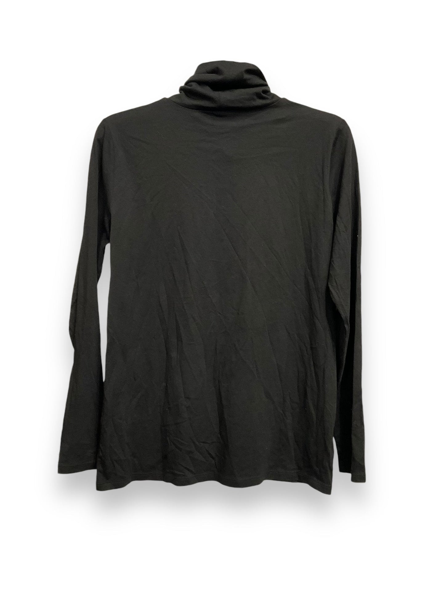 Top Long Sleeve By Ann Taylor In Black, Size: M