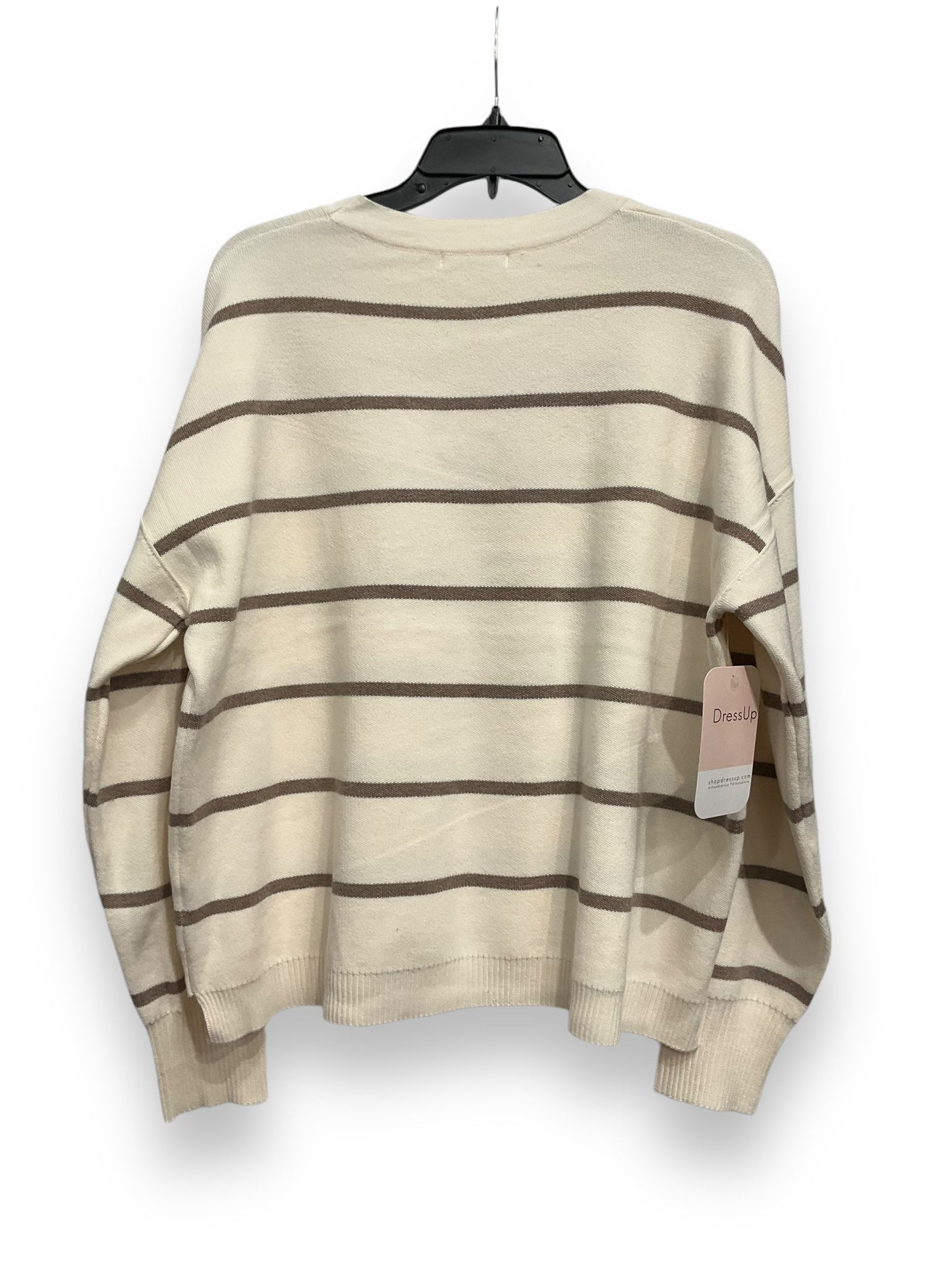 Sweater By Clothes Mentor In Striped Pattern, Size: M