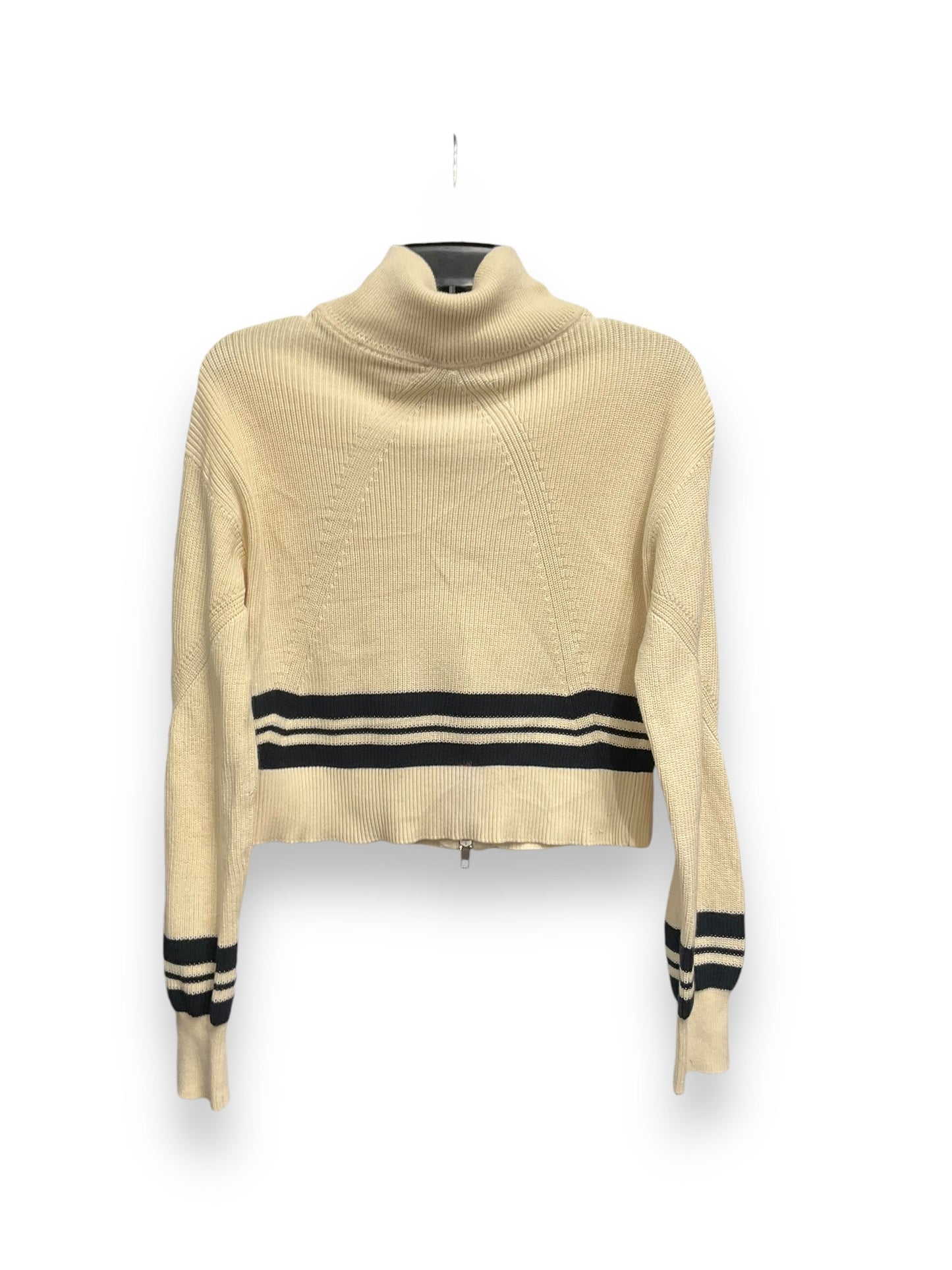 Sweater By Rag And Bone In Blue & Cream, Size: L