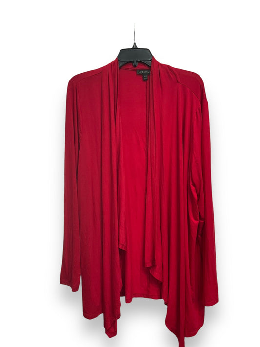 Cardigan By Lane Bryant In Red, Size: 2x