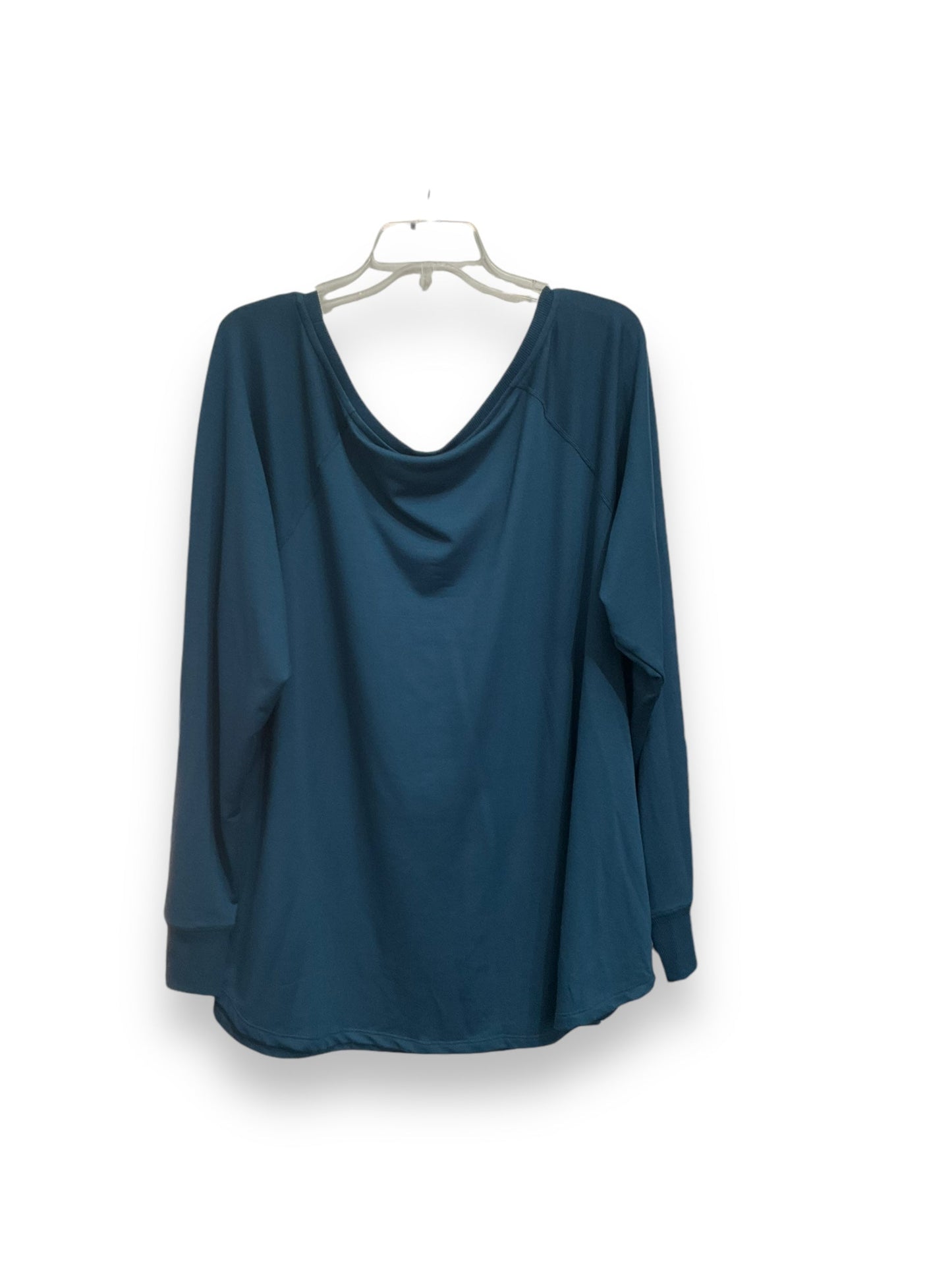 Top Long Sleeve By Torrid In Blue, Size: 4x