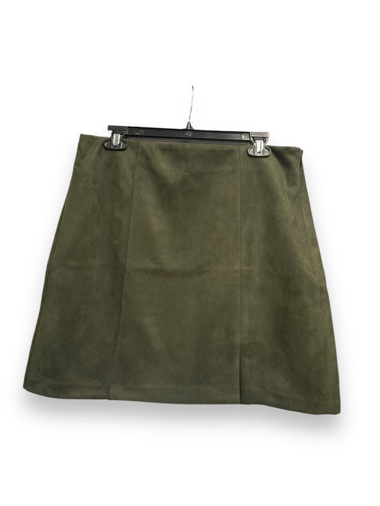 Skirt Mini & Short By Loft In Green, Size: M