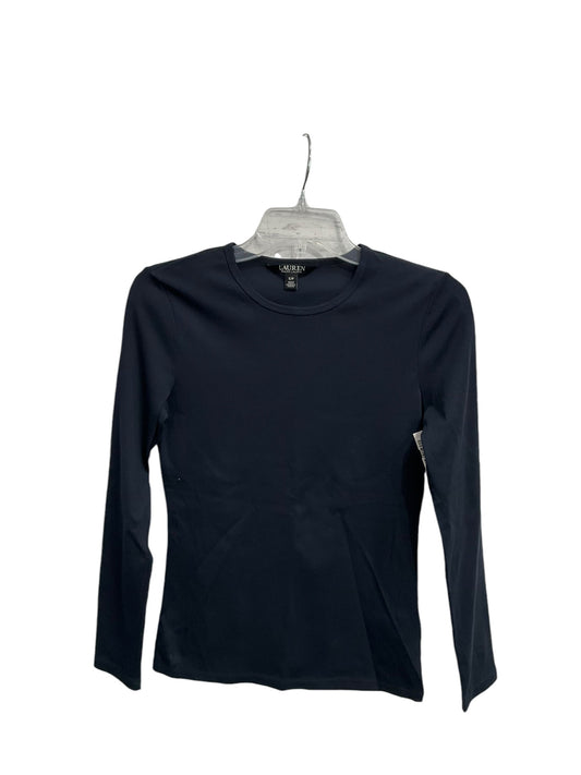 Top Long Sleeve Basic By Ralph Lauren In Navy, Size: S