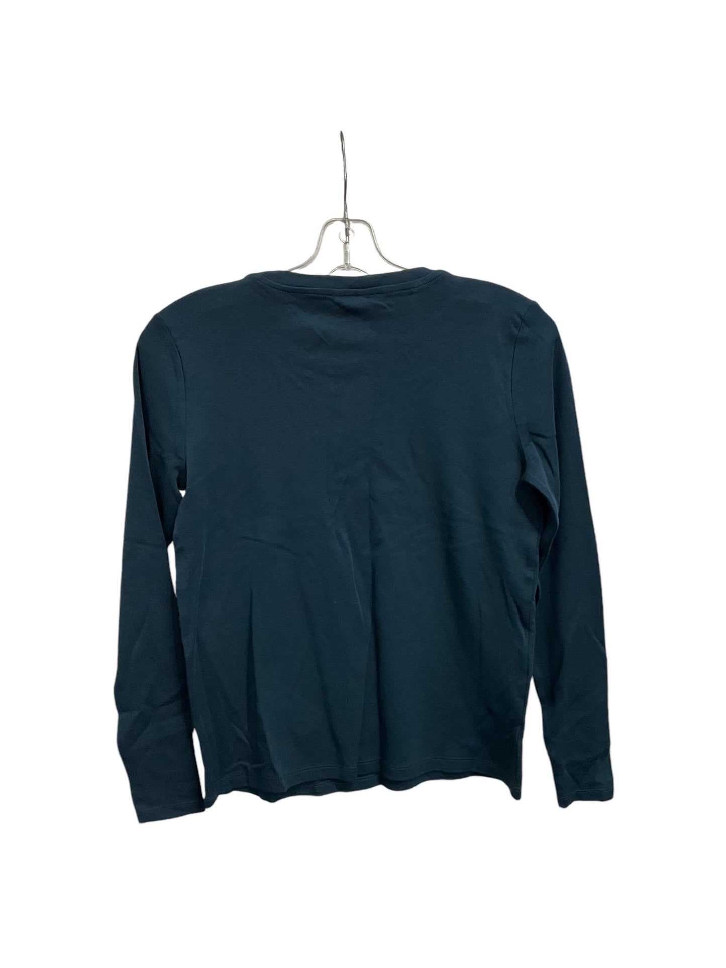 Top Long Sleeve Basic By Ann Taylor In Navy, Size: S