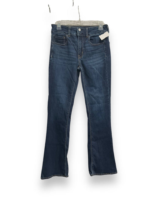 Jeans Flared By American Eagle In Blue Denim, Size: 6