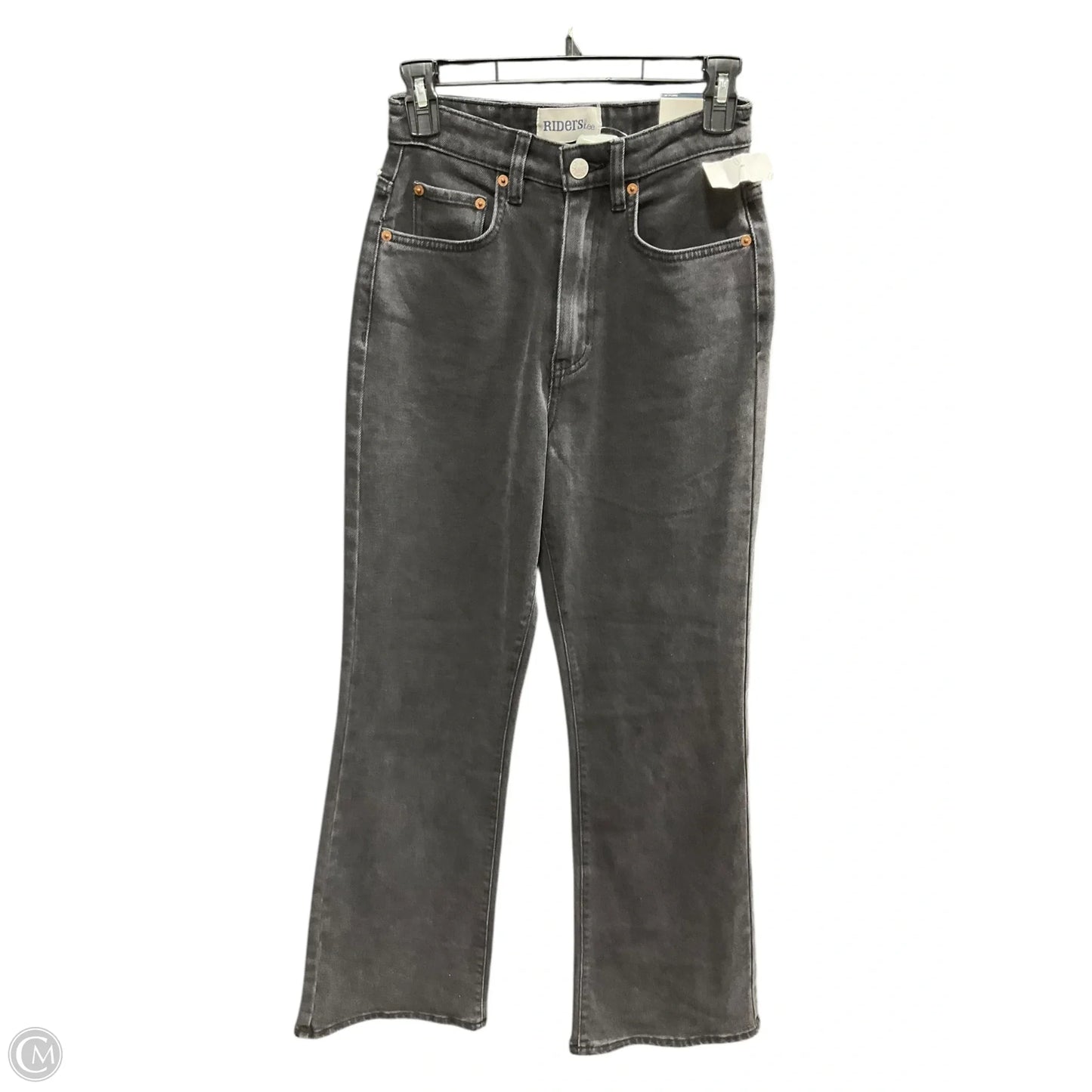 Jeans Flared By Riders In Black, Size: 6
