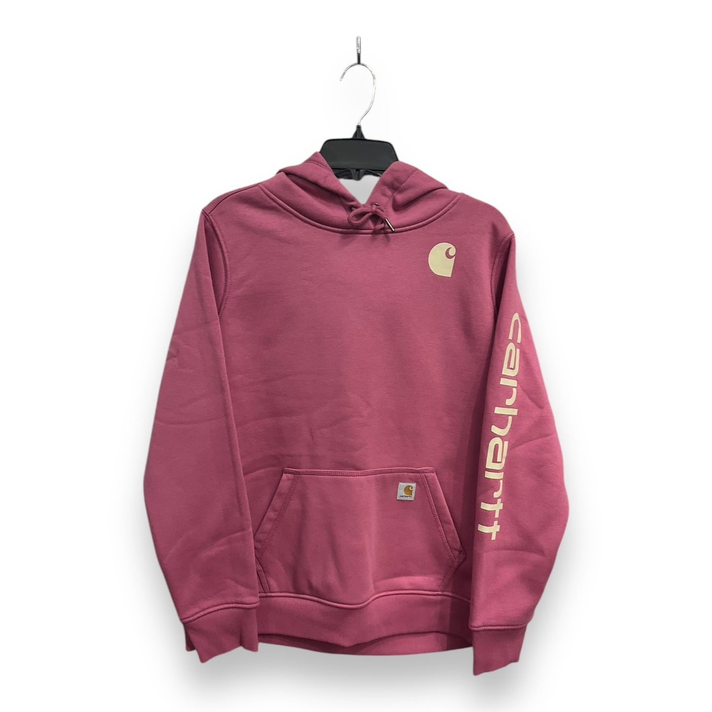 Sweatshirt Hoodie By Carhartt In Pink, Size: L