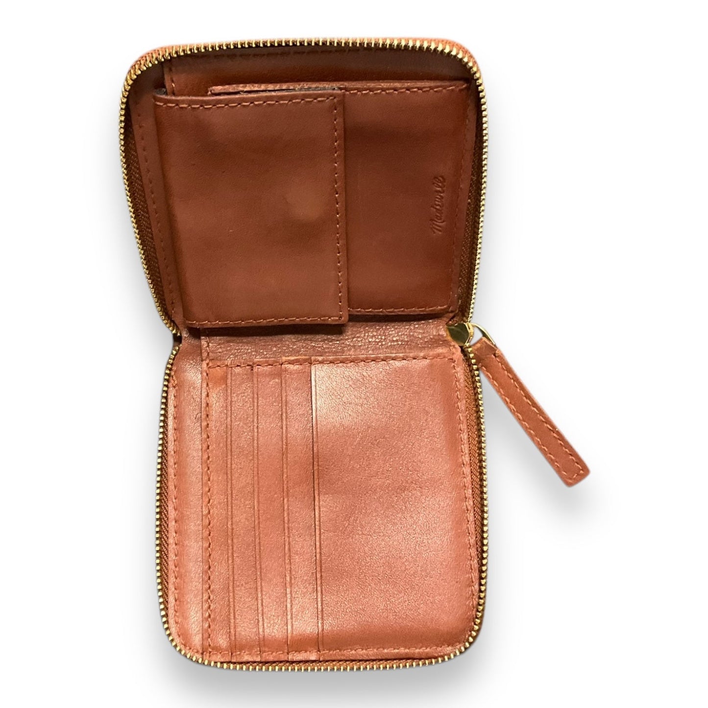 Wallet Leather By Madewell, Size: Small