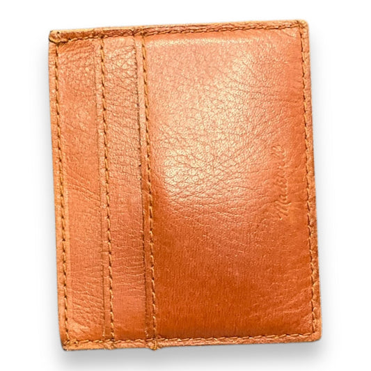 Wallet Leather By Madewell, Size: Small