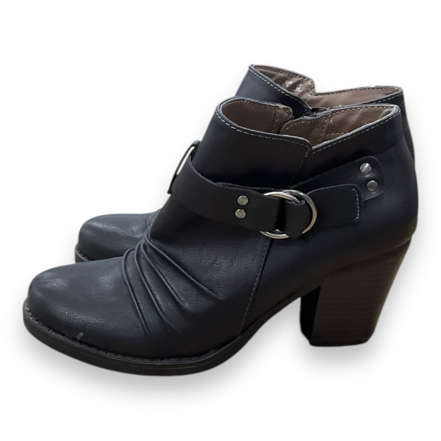 Boots Ankle Heels By Naturalizer In Black, Size: 7